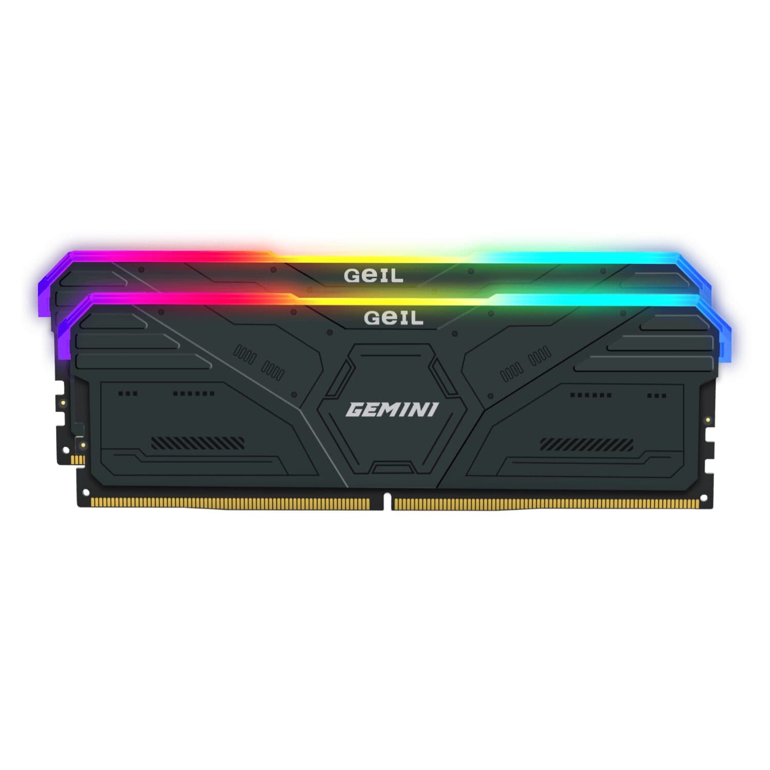 GeIL Gemini RGB 32GB DDR5 6000MHz Desktop Gaming Memory Kit (2 x 16GB) – Grey — image 1