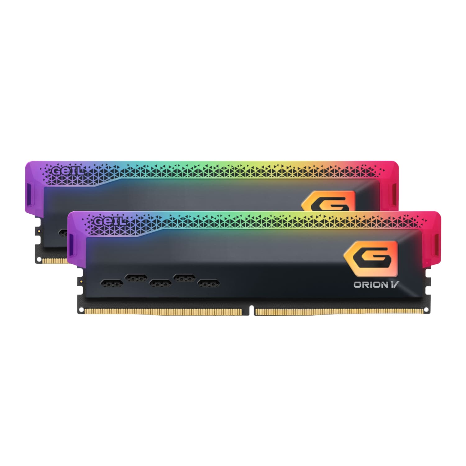 Geil Orion V RGB 32GB 6000MHz DDR5 Desktop Gaming Memory Kit (2 x 16GB) – Grey — image 1