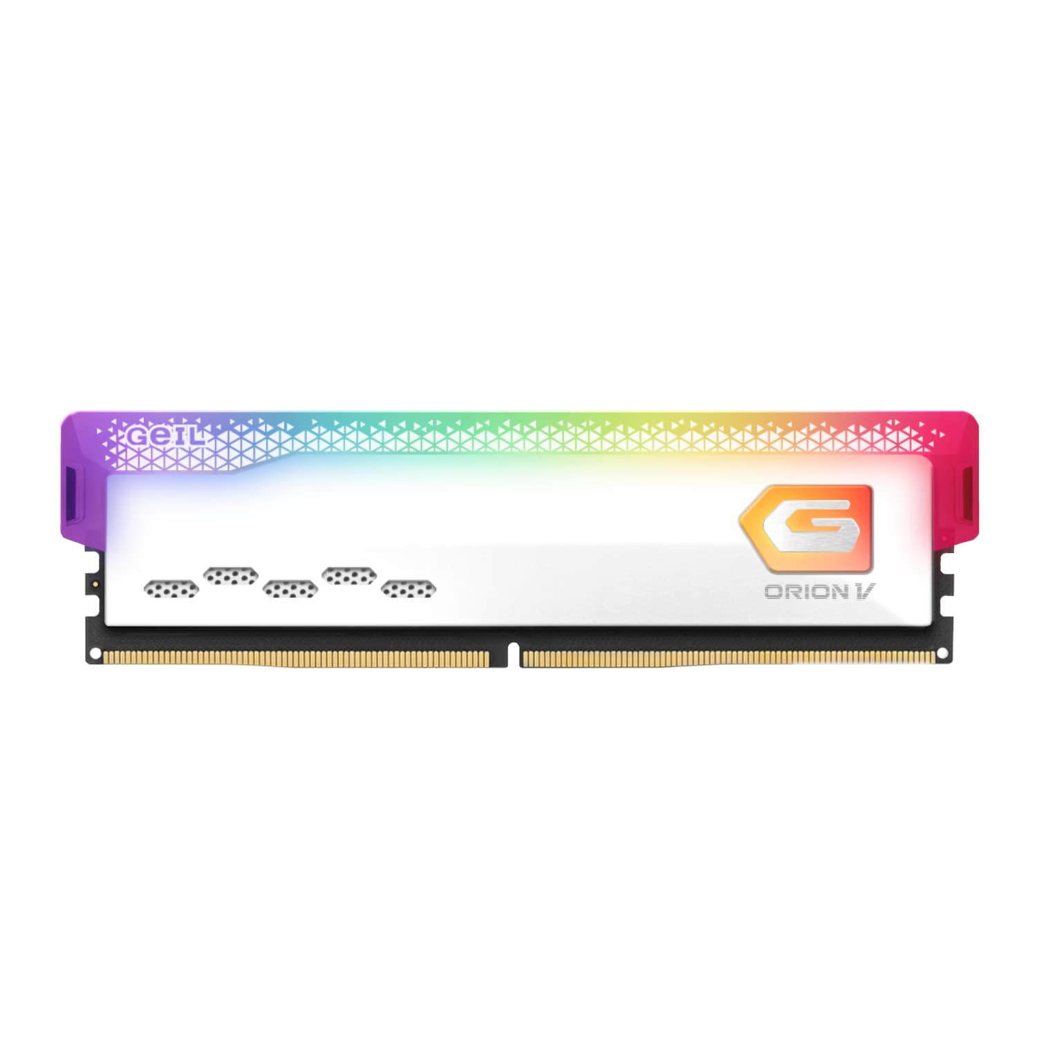 Geil Orion V RGB 16GB 6000MHz DDR5 Desktop Gaming Memory - White — image 1