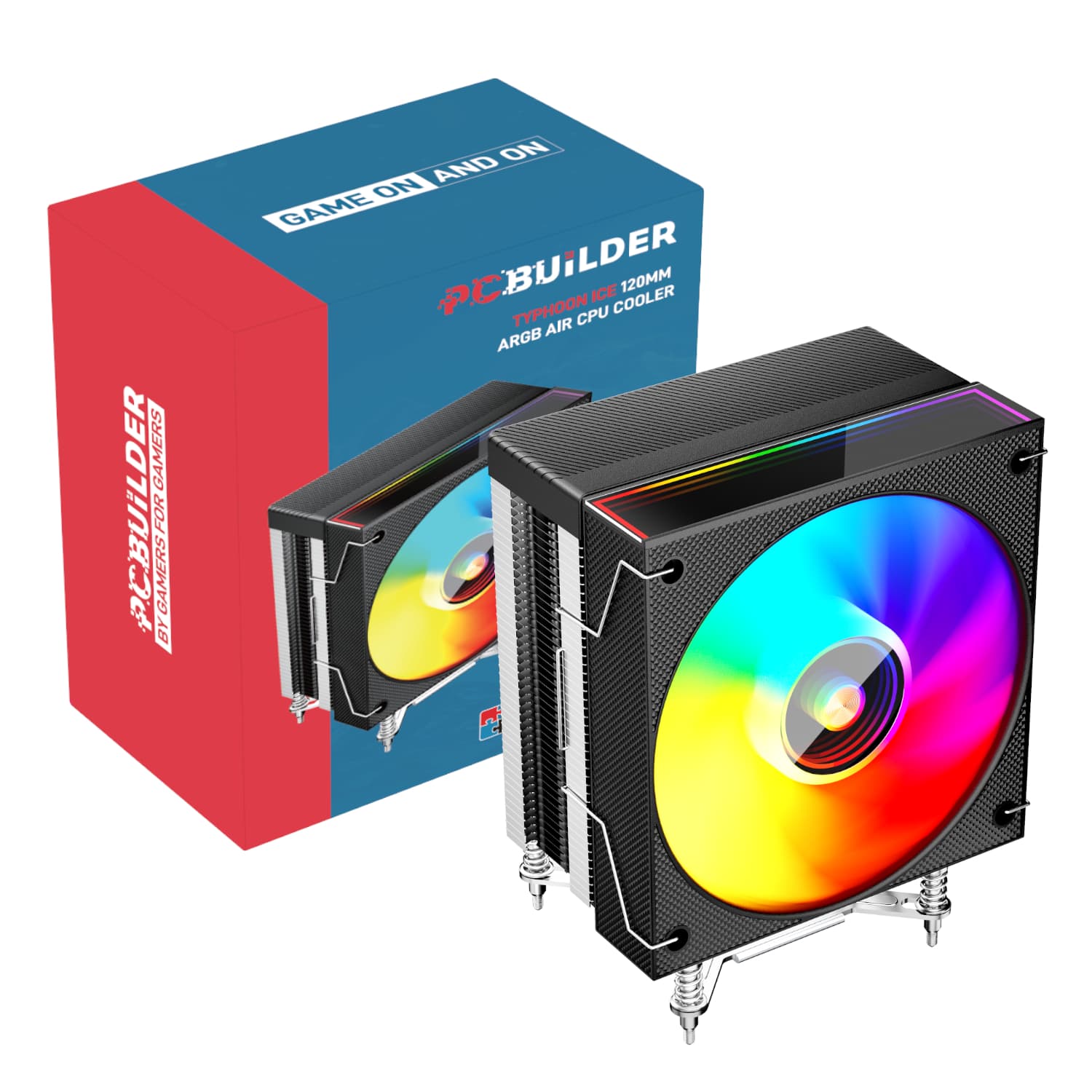 PCBUILDER CPU FAN TYPHOON ICE 120MM ARGB — image 1