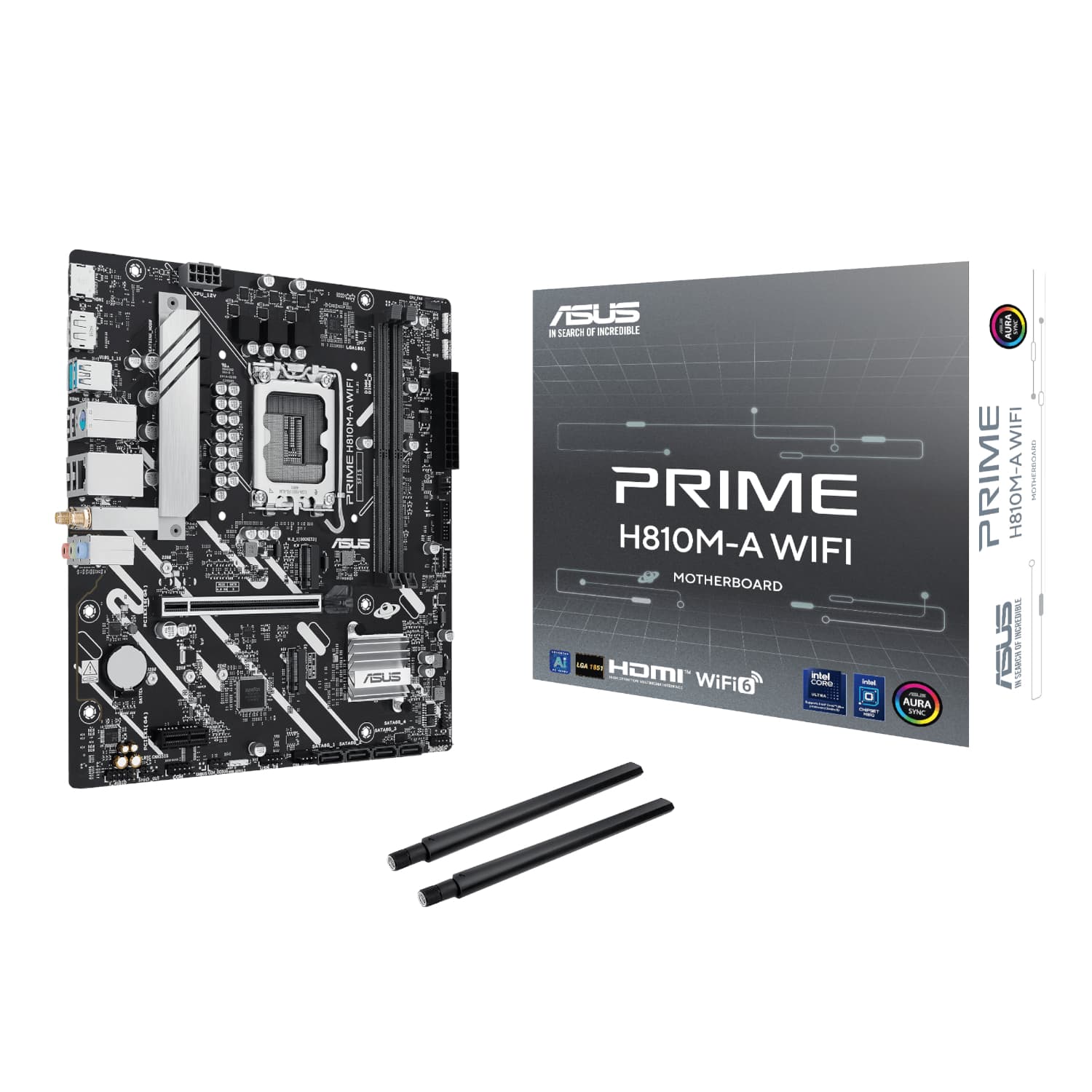 Asus PRIME H810M-A WIFI LGA1851 Micro ATX Motherboard — image 1