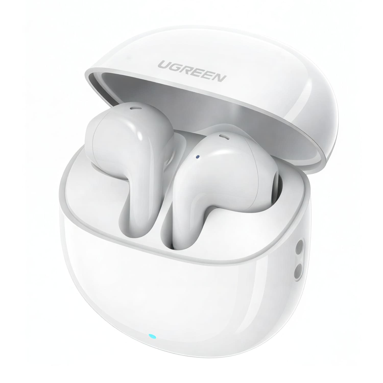 UGREEN Lightbuds Basic Earphones (Semi In-Ear)–White — image 1
