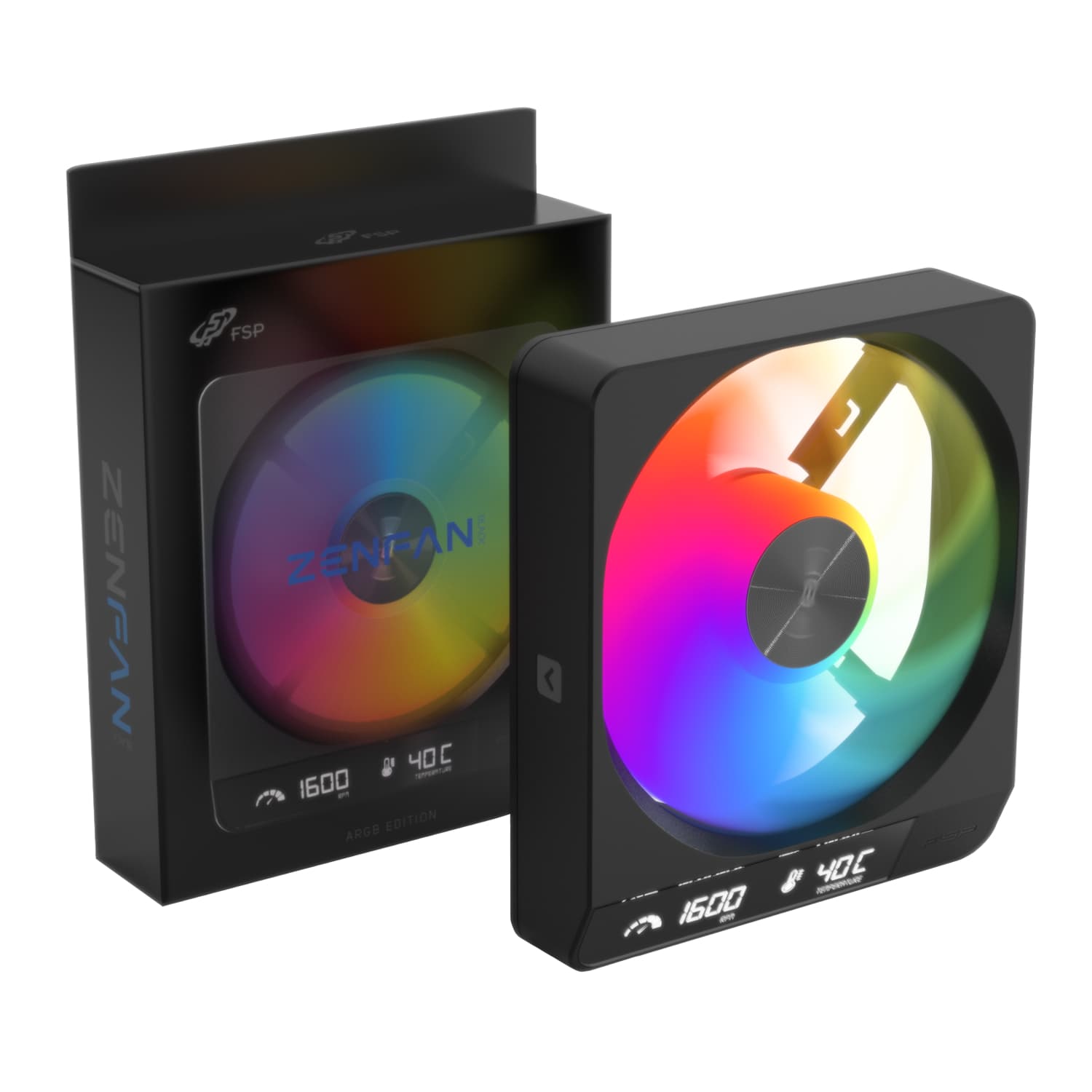 FSP ZENFAN 120mm ARGB PWM Smart Fan - Black — image 1