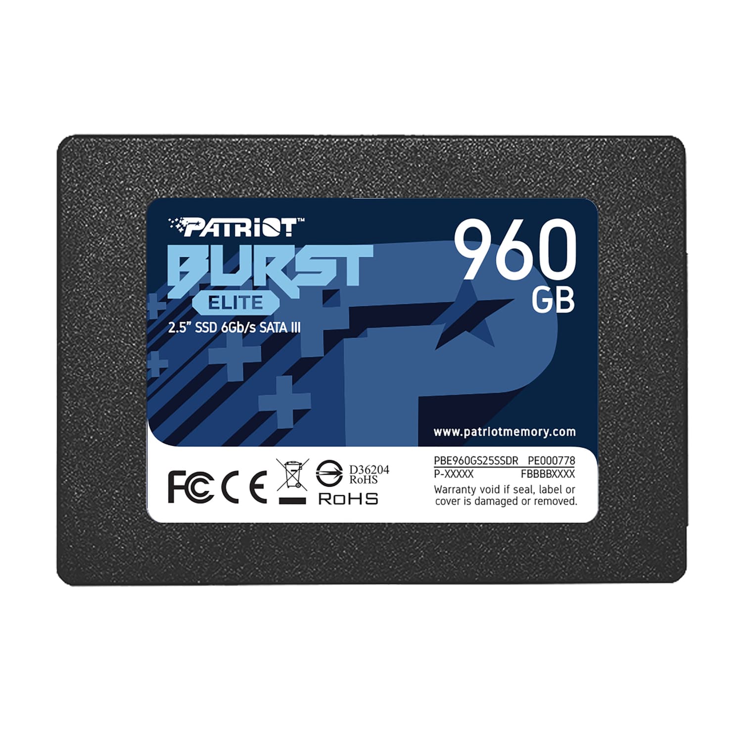 Patriot Burst Elite 960GB 2.5" SATA III SSD — image 1