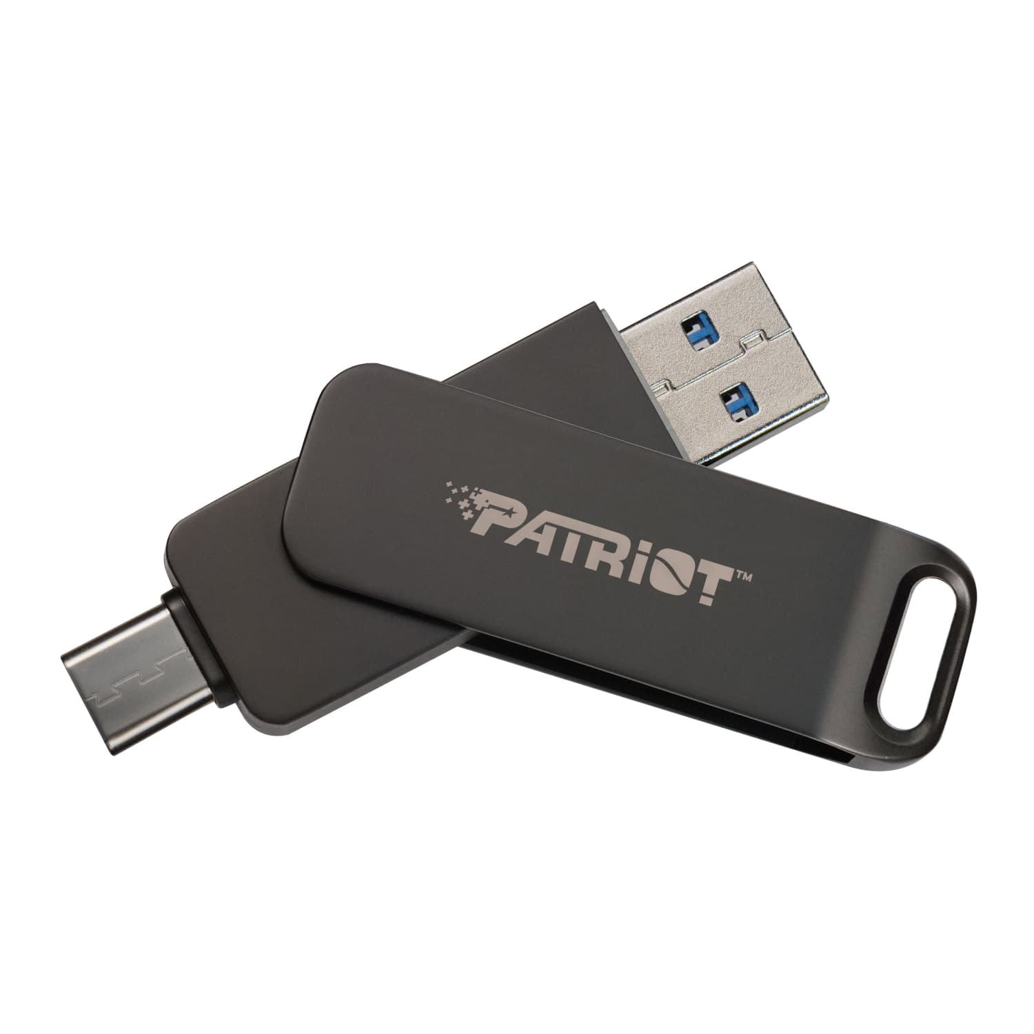 Patriot Rage R550 256GB USB3.2 Swing Type A to Type-C Flash Drive — image 1