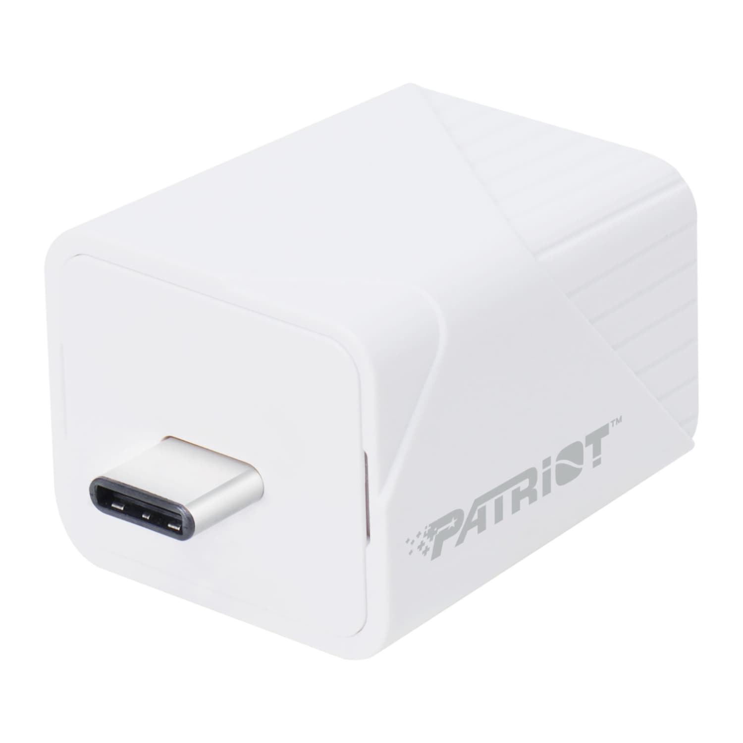 Patriot iLuxe Cube 128GB Type-C Smart Backup Solution - White — image 1