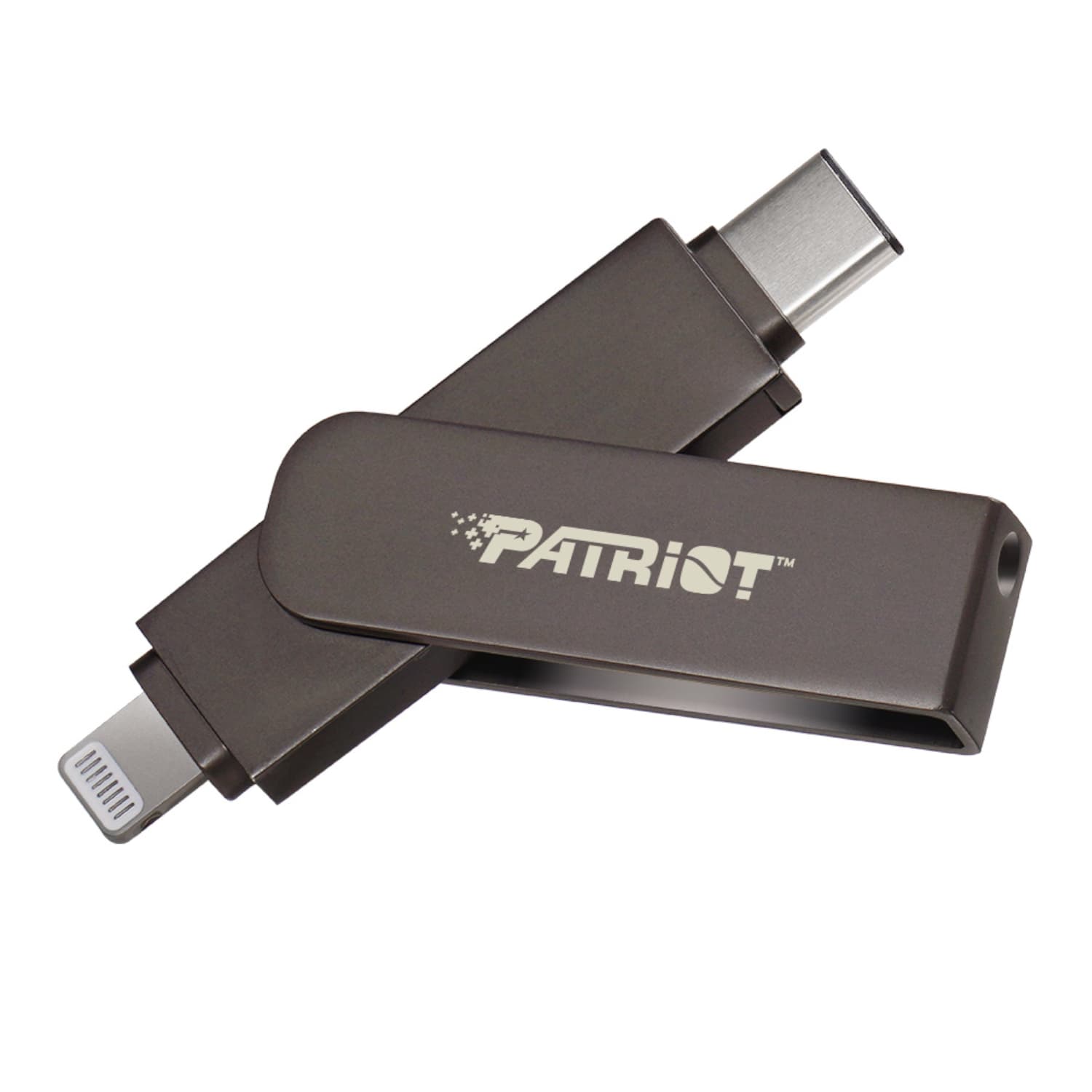 Patriot iLuxe Stick C 256GB USB 3.2 GEN 1 Type C + Lightning Flash Drive - Black — image 1