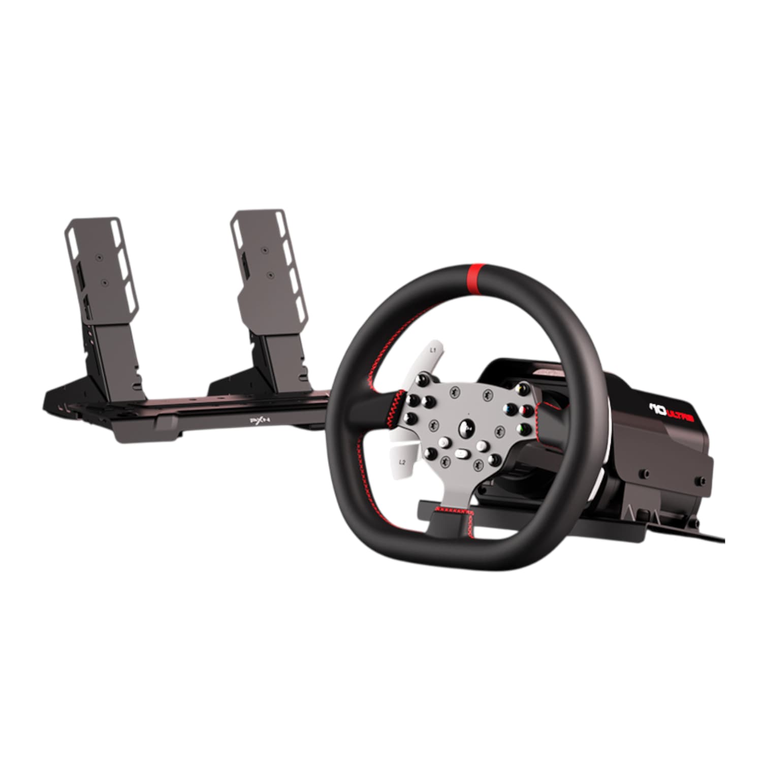 PXN V10 Ultra 270/900° 3.2nm Direct Drive USB Steering Wheel with Hall Effect Dual Pedals — image 1