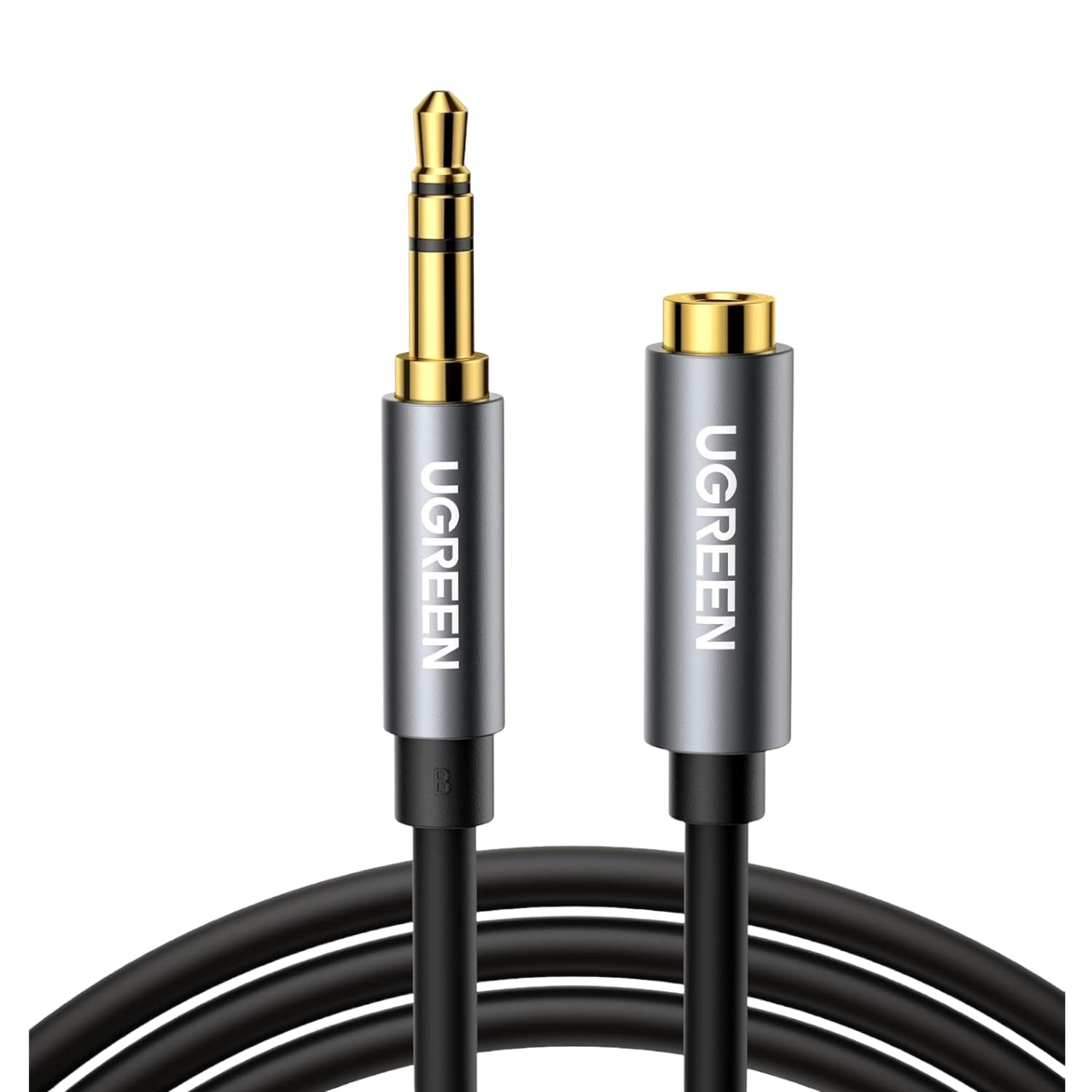UGREEN AV118 3.5mm AUX Extension Cable 1m – Male to Female –(Black) — image 1