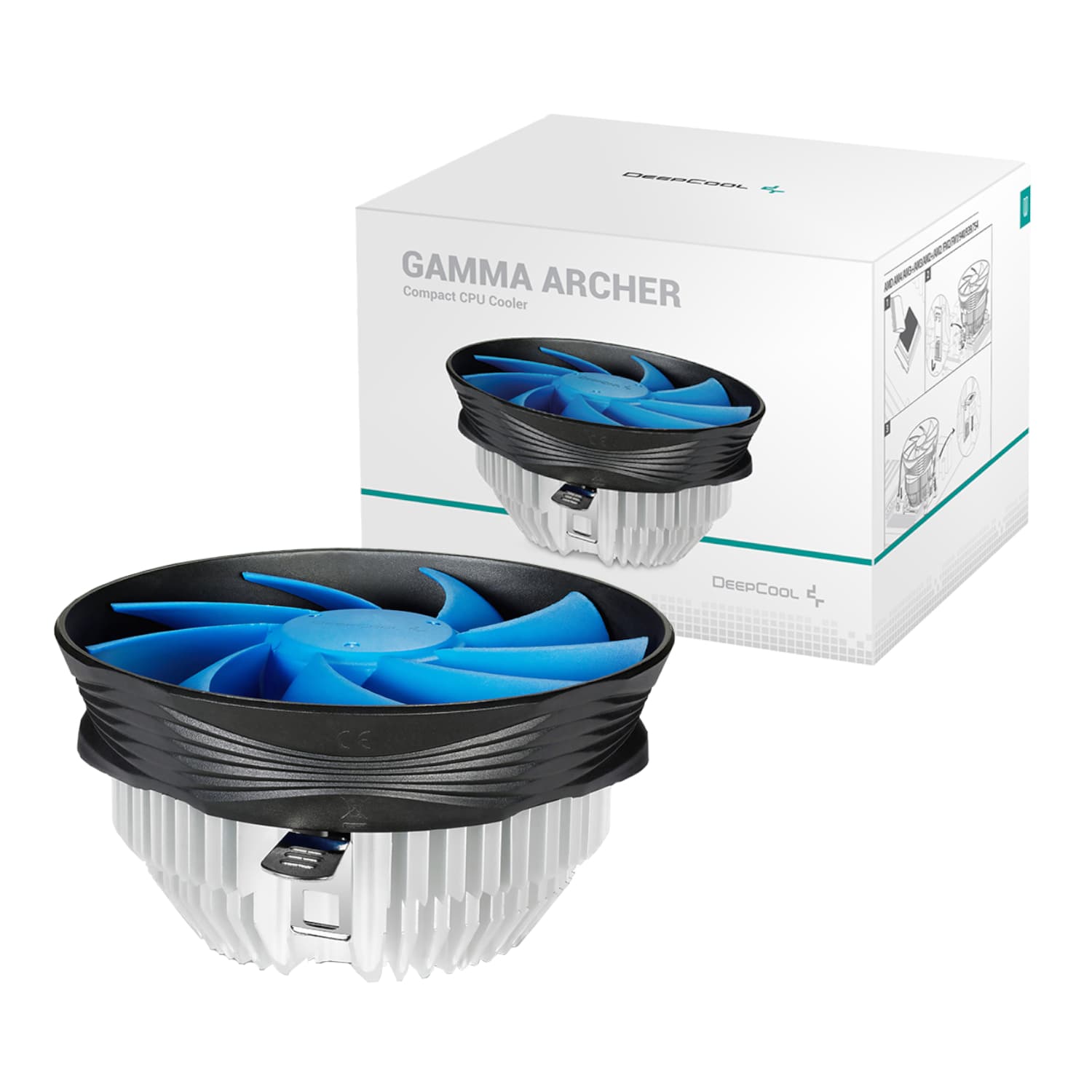 DeepCool Gamma Archer 120mm CPU Cooler - Black/Blue — image 1
