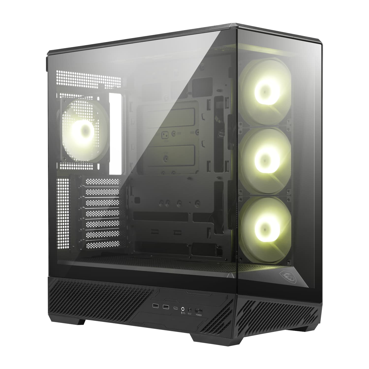 MSI MAG PANO 130R PZ ATX Gaming Chassis - Black — image 1