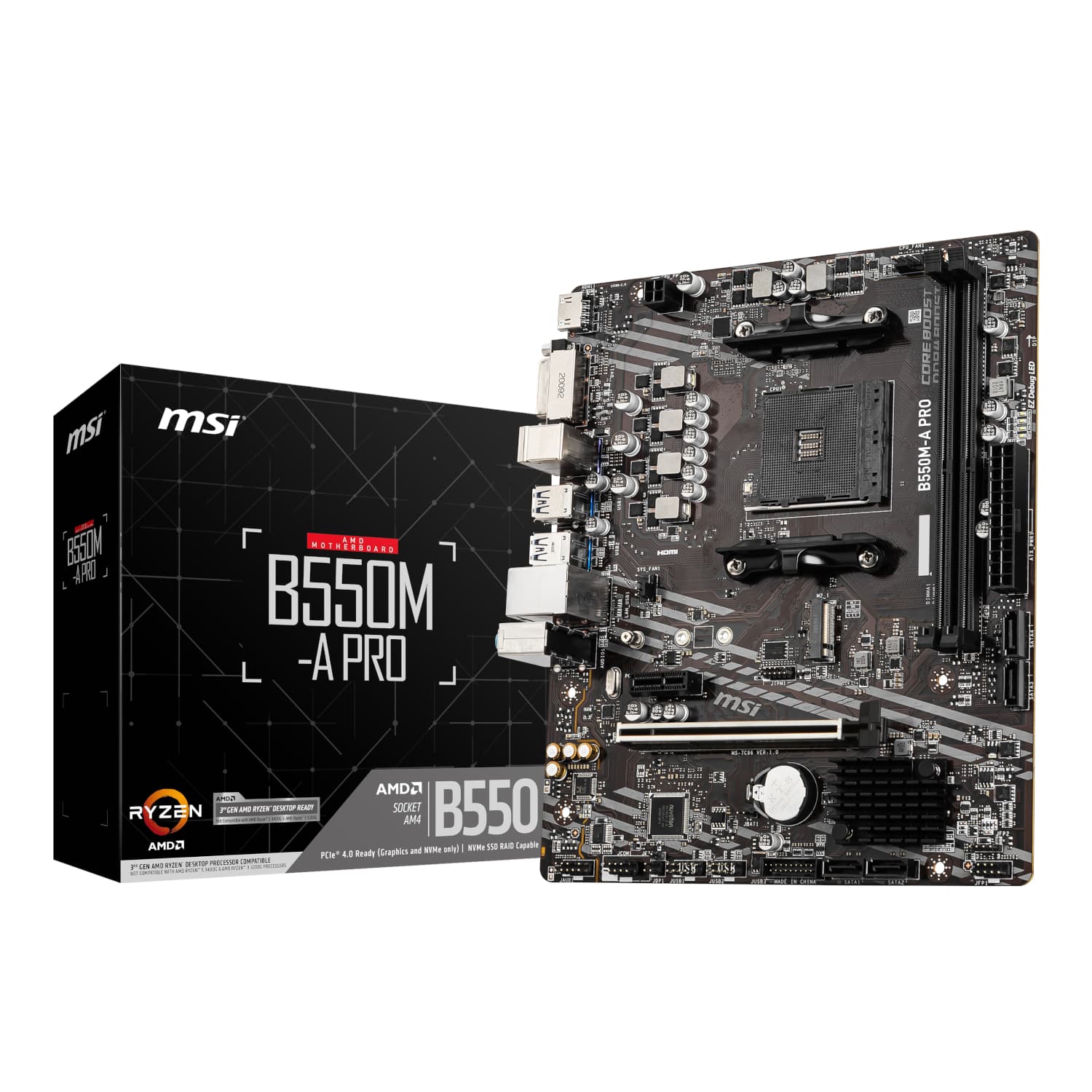 MSI B550M-A Pro AM4 M-ATX Motherboard — image 1