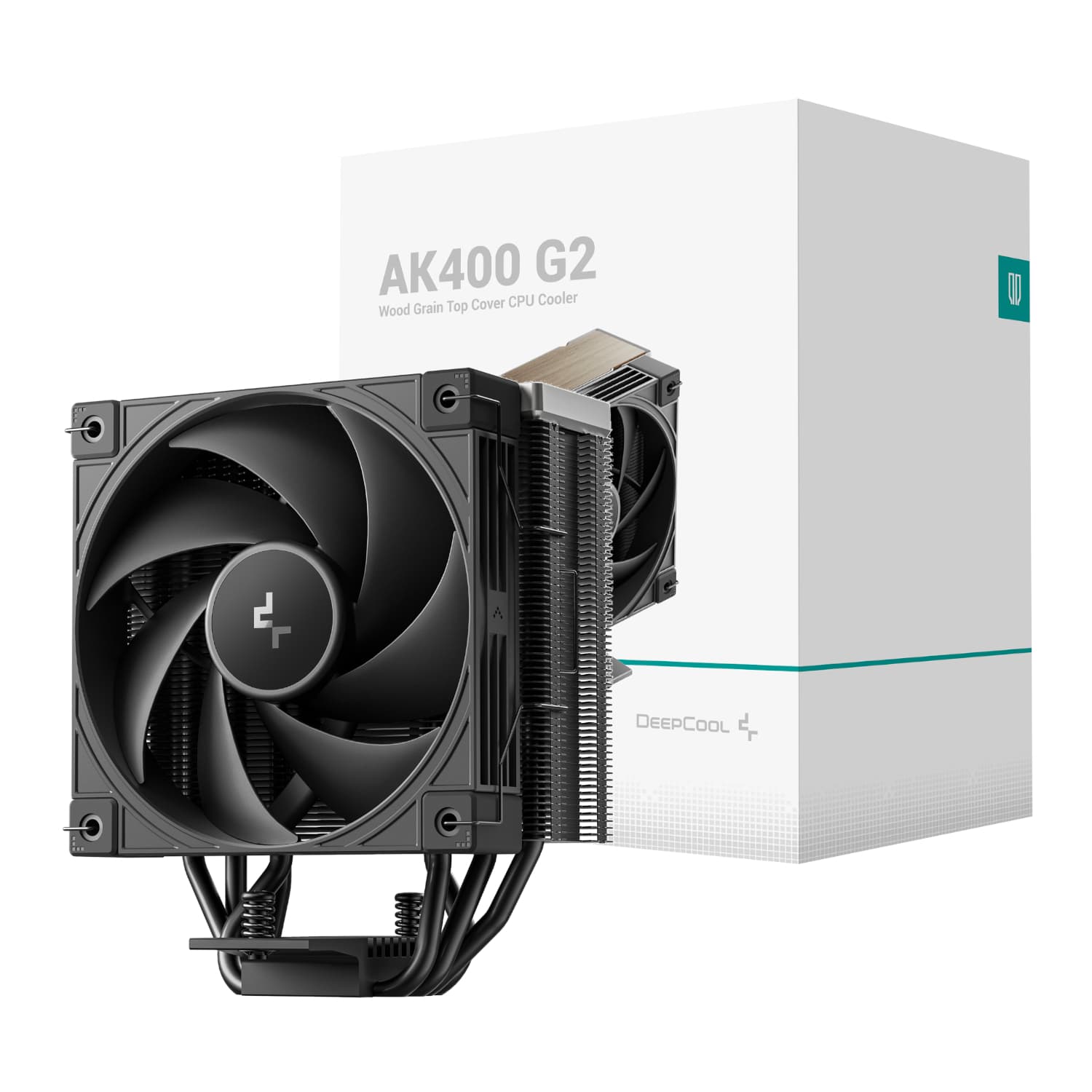 DeepCool AK400 G2 Dark 120mm CPU Air Cooler - Black — image 1