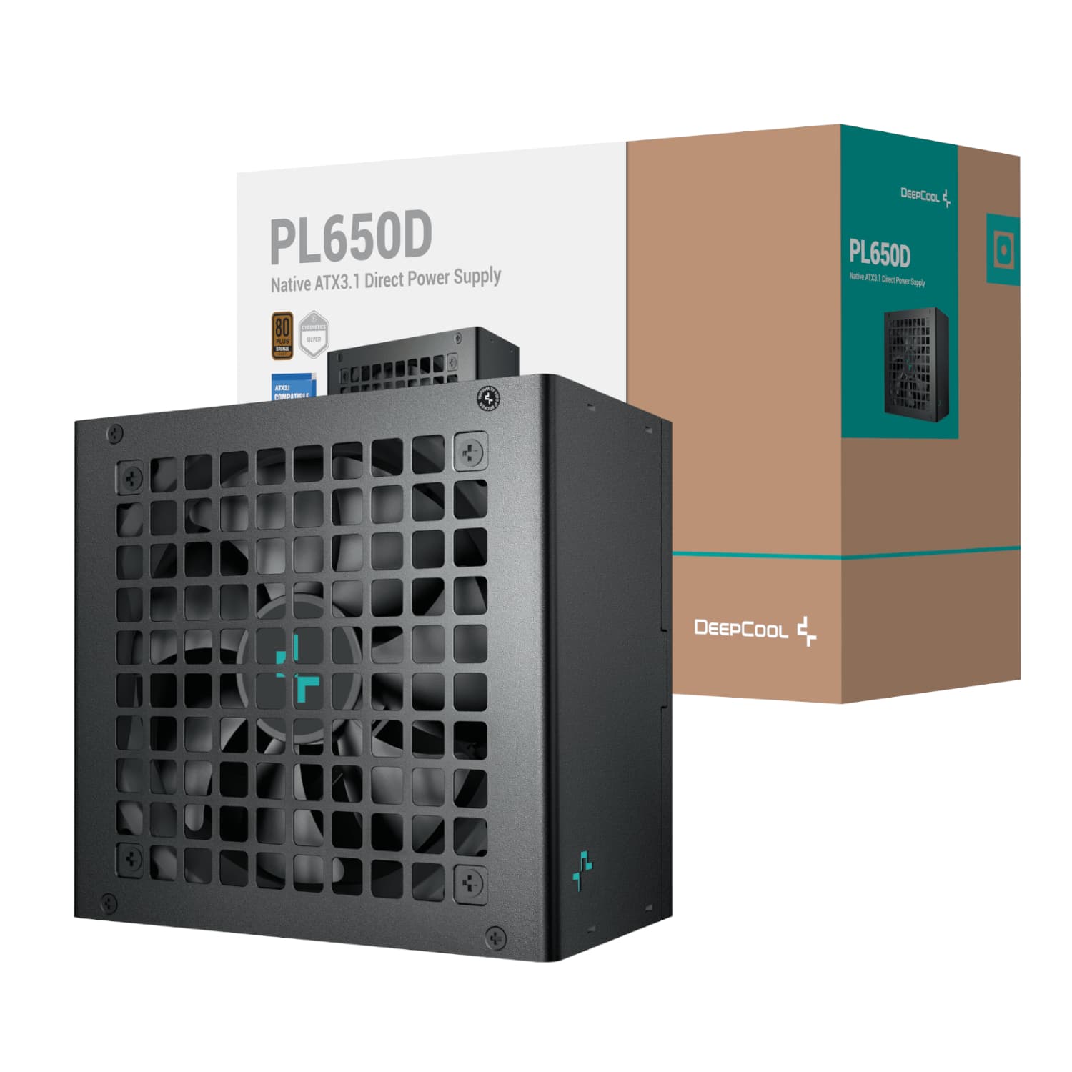DeepCool PL650D 650W 80PLUS Bronze ATX3.1 Non-Modular Power Supply — image 1