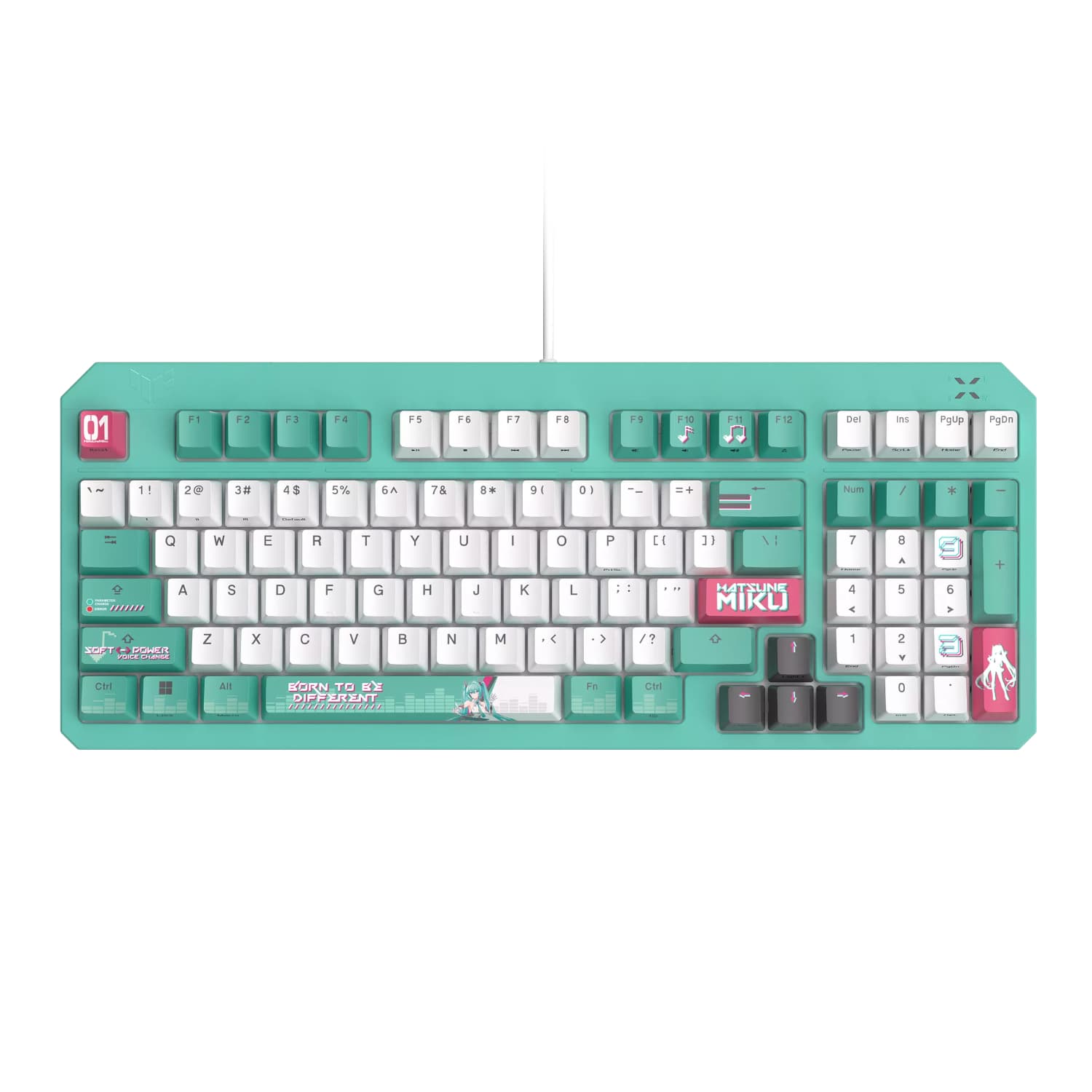 Asus TUF Gaming K3 Gen II Gaming Keyboard Hatsune Miku Edition — image 1