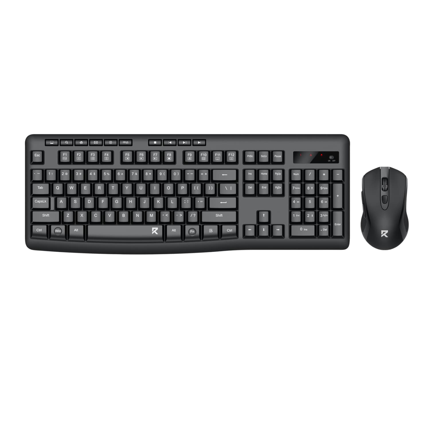 Redragon BS-7367-A Wireless Keyboard and Mouse Combo - Black — image 1