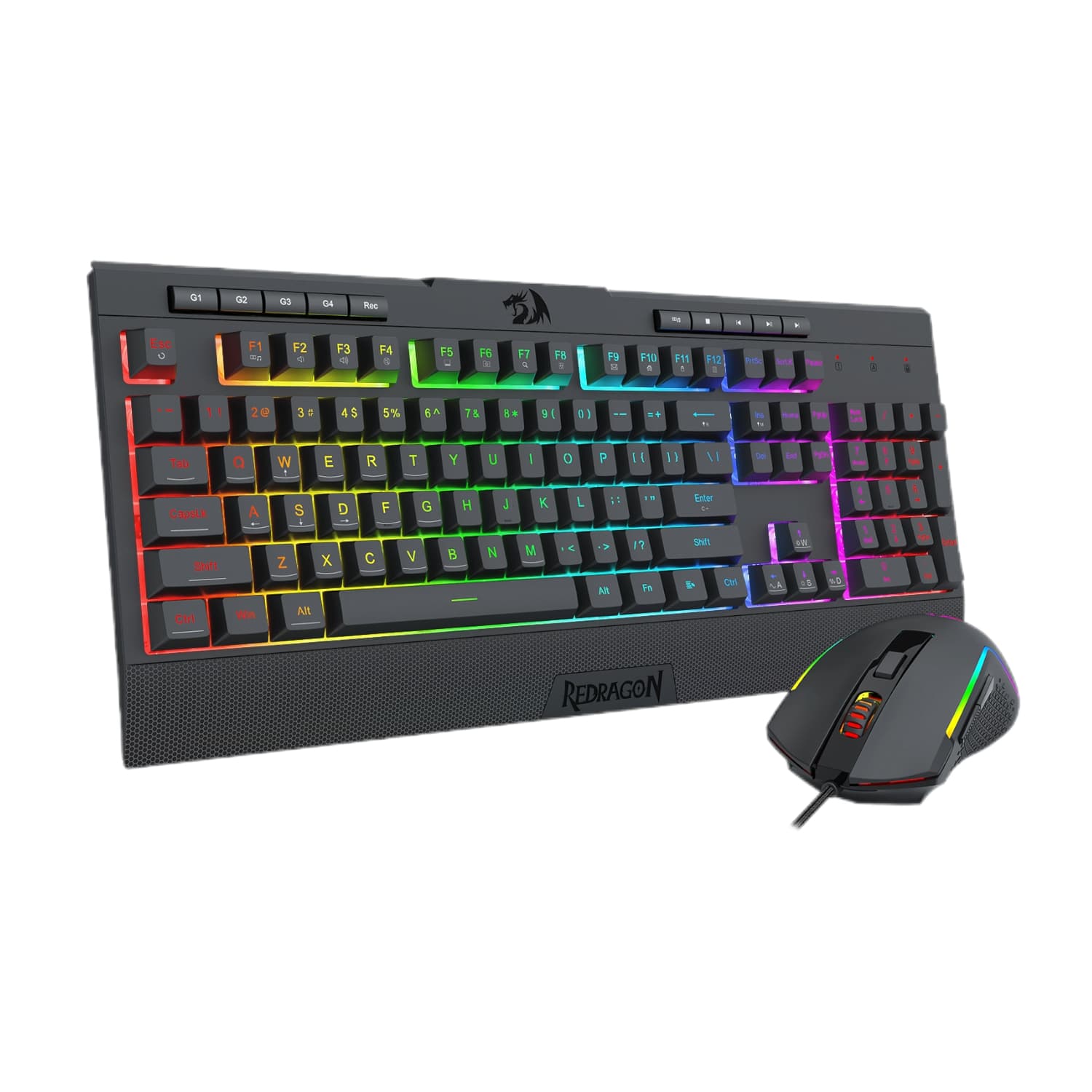 Redragon S151 Gaming Keyboard and Mouse Combo-Black — image 1