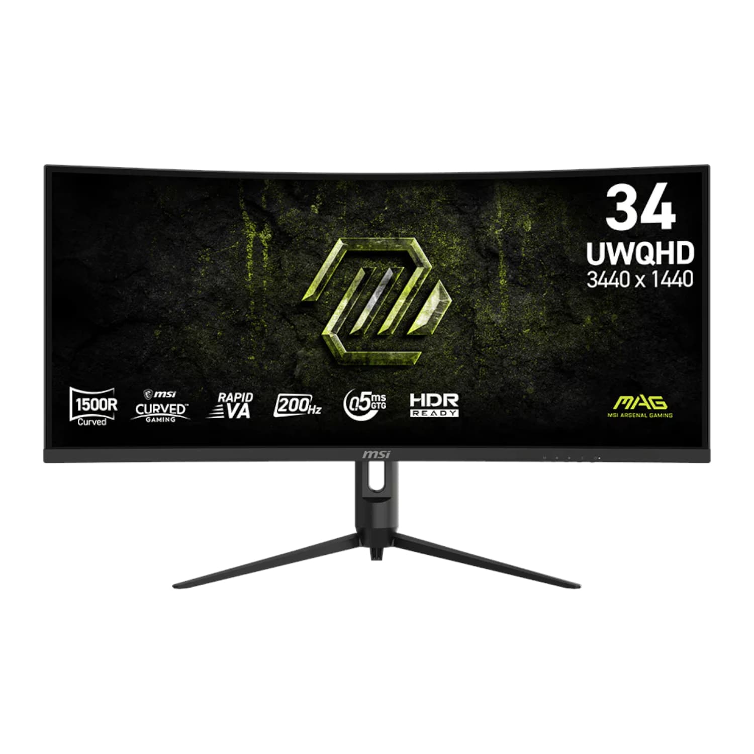MSI MAG 342CQRF E20 34" UWQHD 200Hz VA Curved Gaming Monitor — image 1