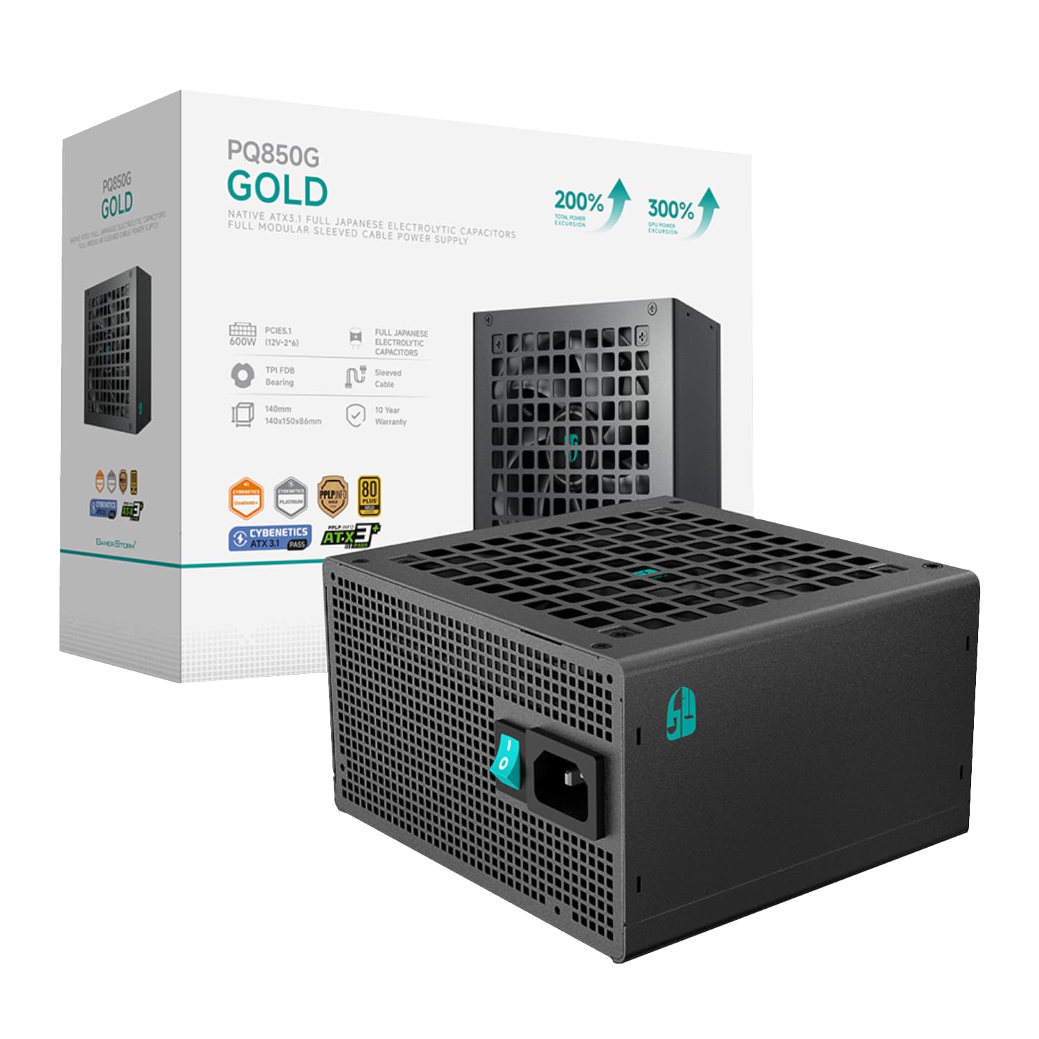 DeepCool PQ850G Series 850W 80 PLUS Gold Modular Power Supply — image 1