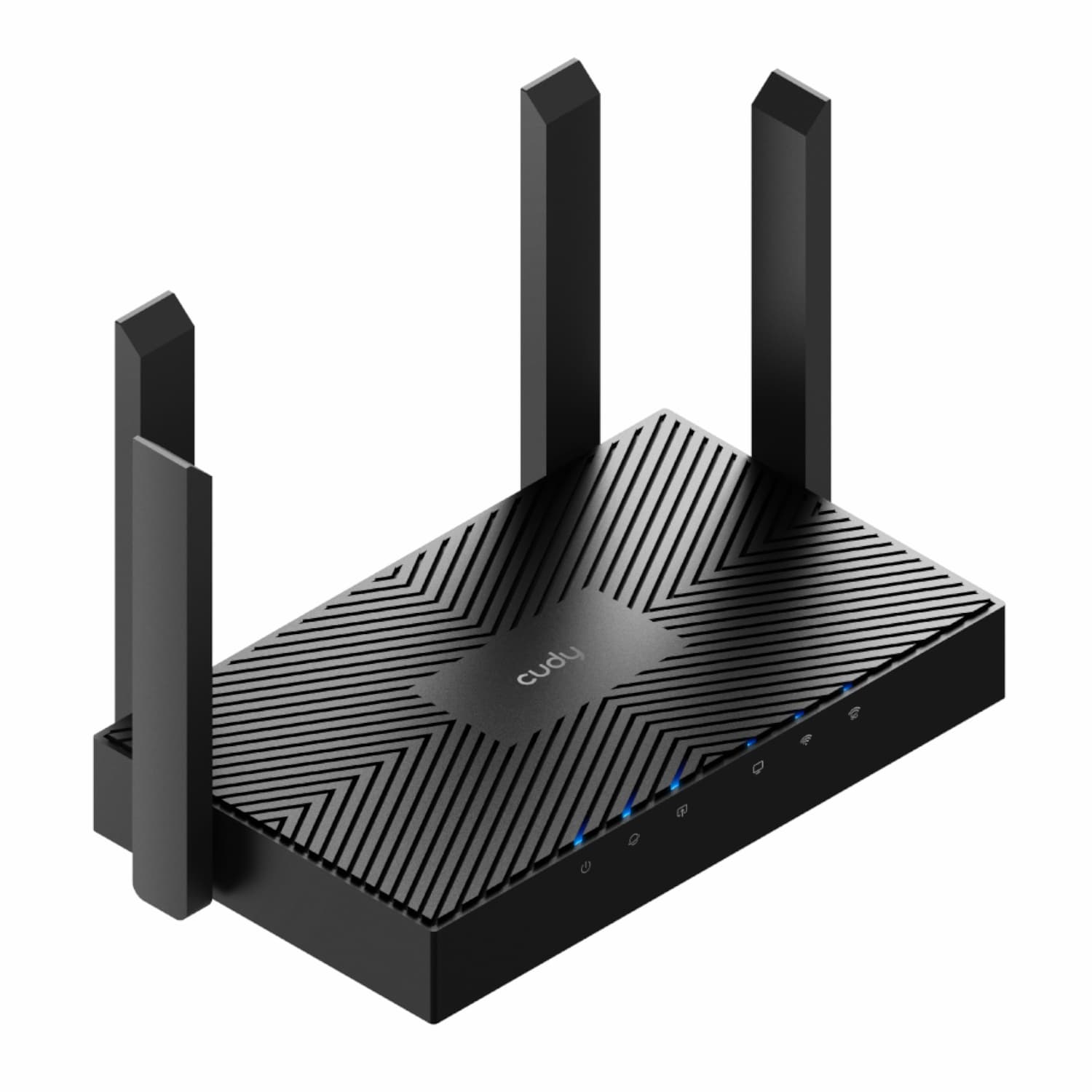 Cudy AX3000 5-Port Gigabit Dual-Band Wi-Fi 6 Mesh Router – Black — image 1