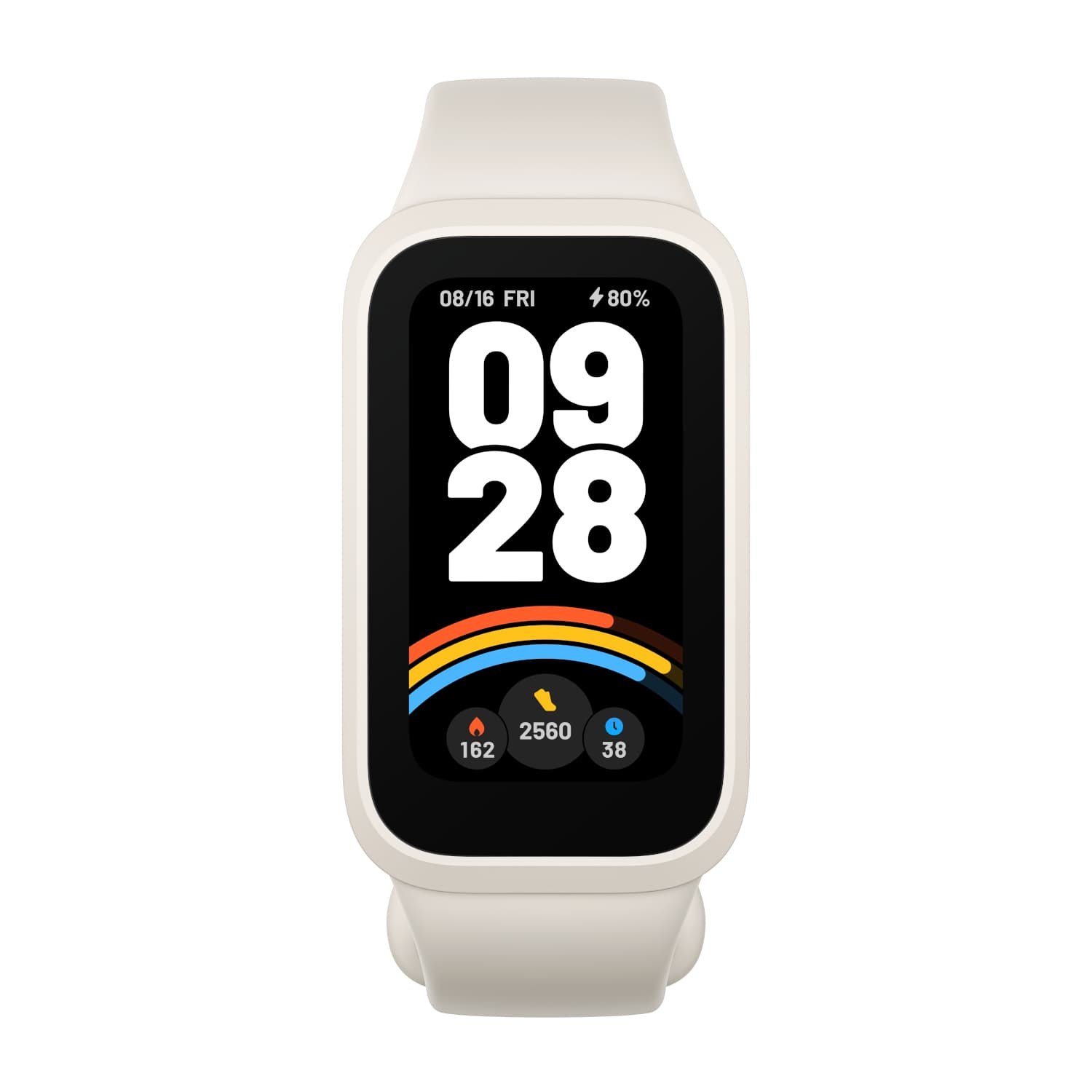 Xiaomi Smart Band 9 Active - Beige White — image 1