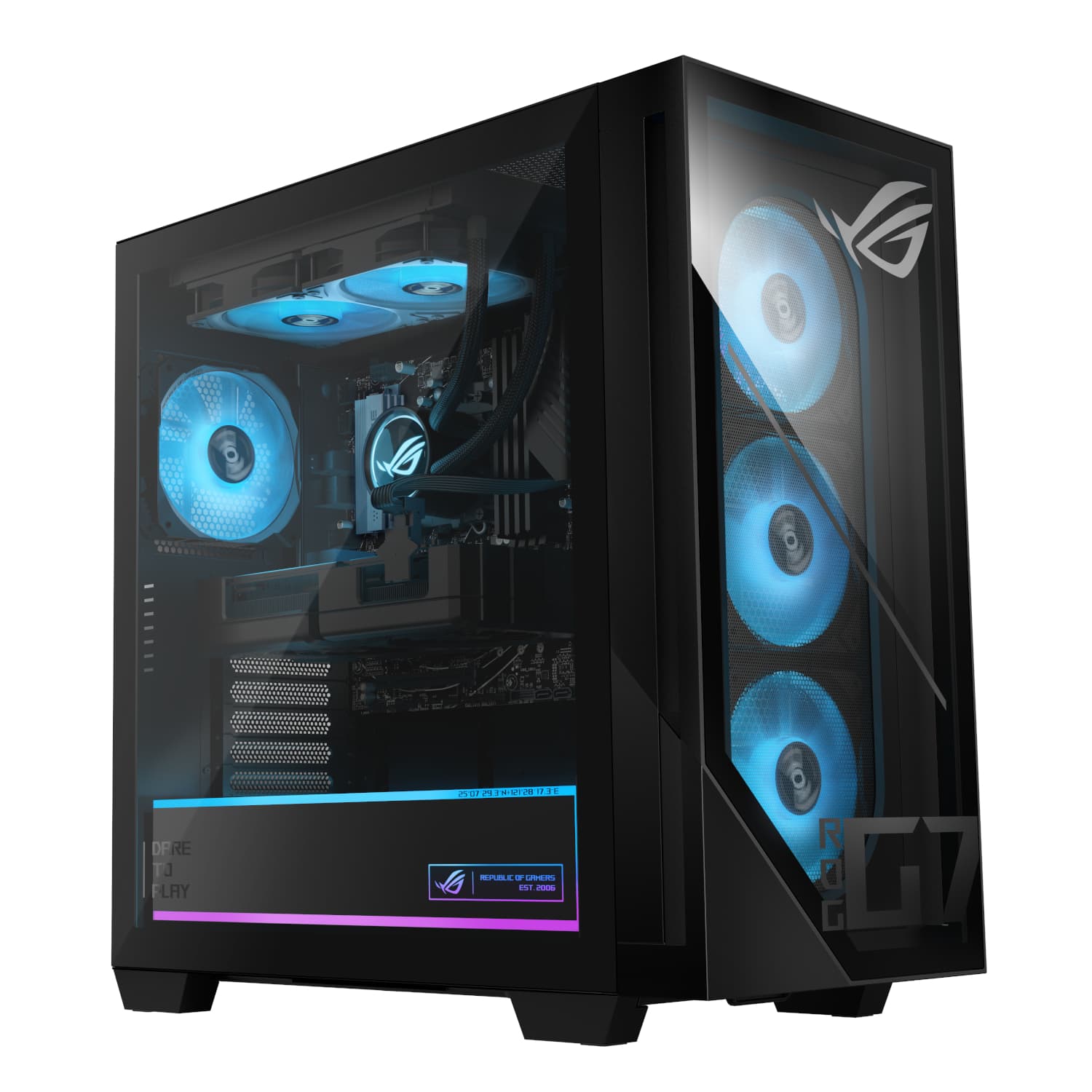 Asus ROG G700 Intel Ultra 5 255F Gaming PC | 16GB DDR5 | 1TB SSD | Win 11 Home — image 1