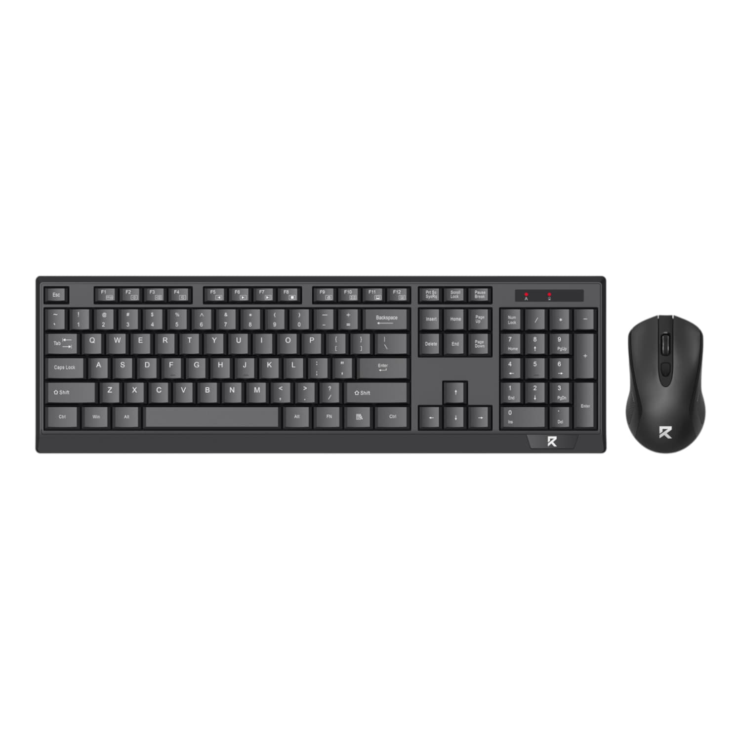 Redragon BS-8343A Wireless Keyboard and Mouse Combo - Black — image 1