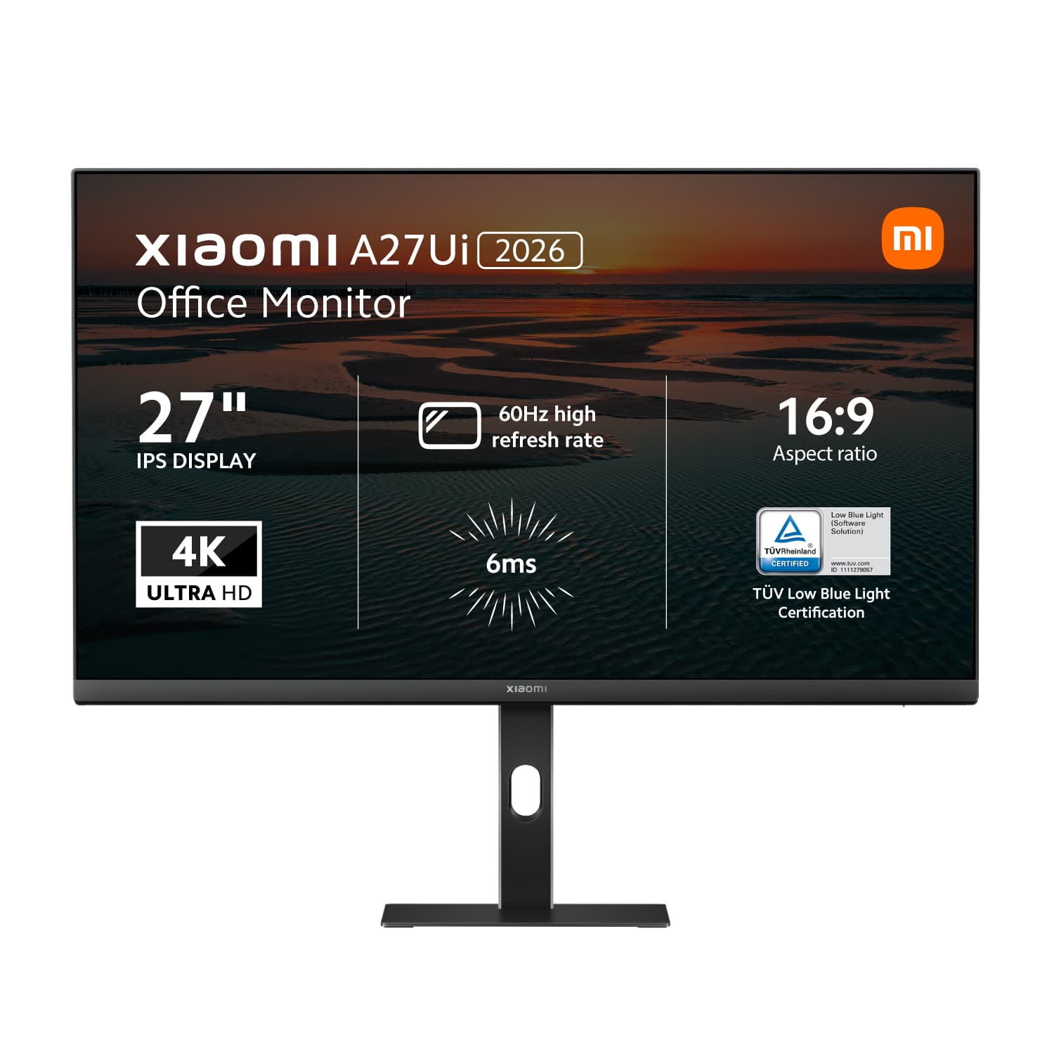 Xiaomi A27Ui 27" 60Hz 4K IPS Office Monitor — image 1