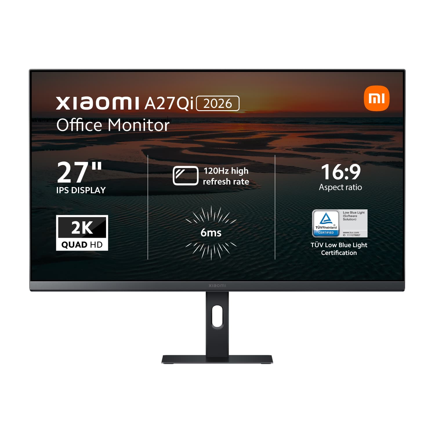 Xiaomi A27Qi 2026 27" inch 120Hz 2K IPS Office Monitor — image 1