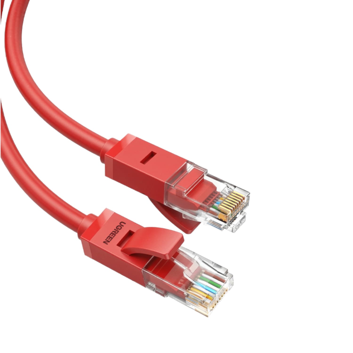 UGREEN RJ45 CAT6 1m LAN Network Cable – (1Gbps, 250MHz) – Red — image 1