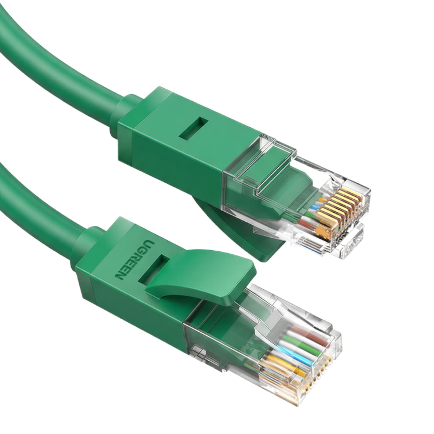UGREEN RJ45 CAT6 2m LAN Network Cable - (1Gbps, 250MHz) – Green — image 1