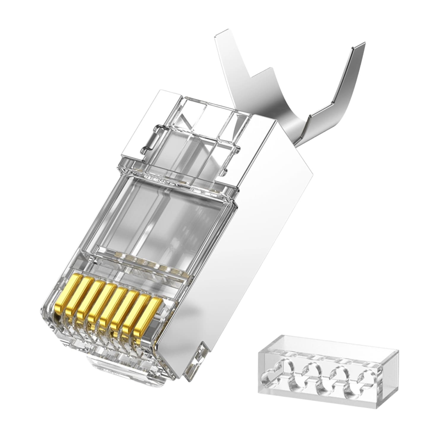 UGREEN Cat 7 Shielded RJ45 Modular Plug 10 Pack — image 1