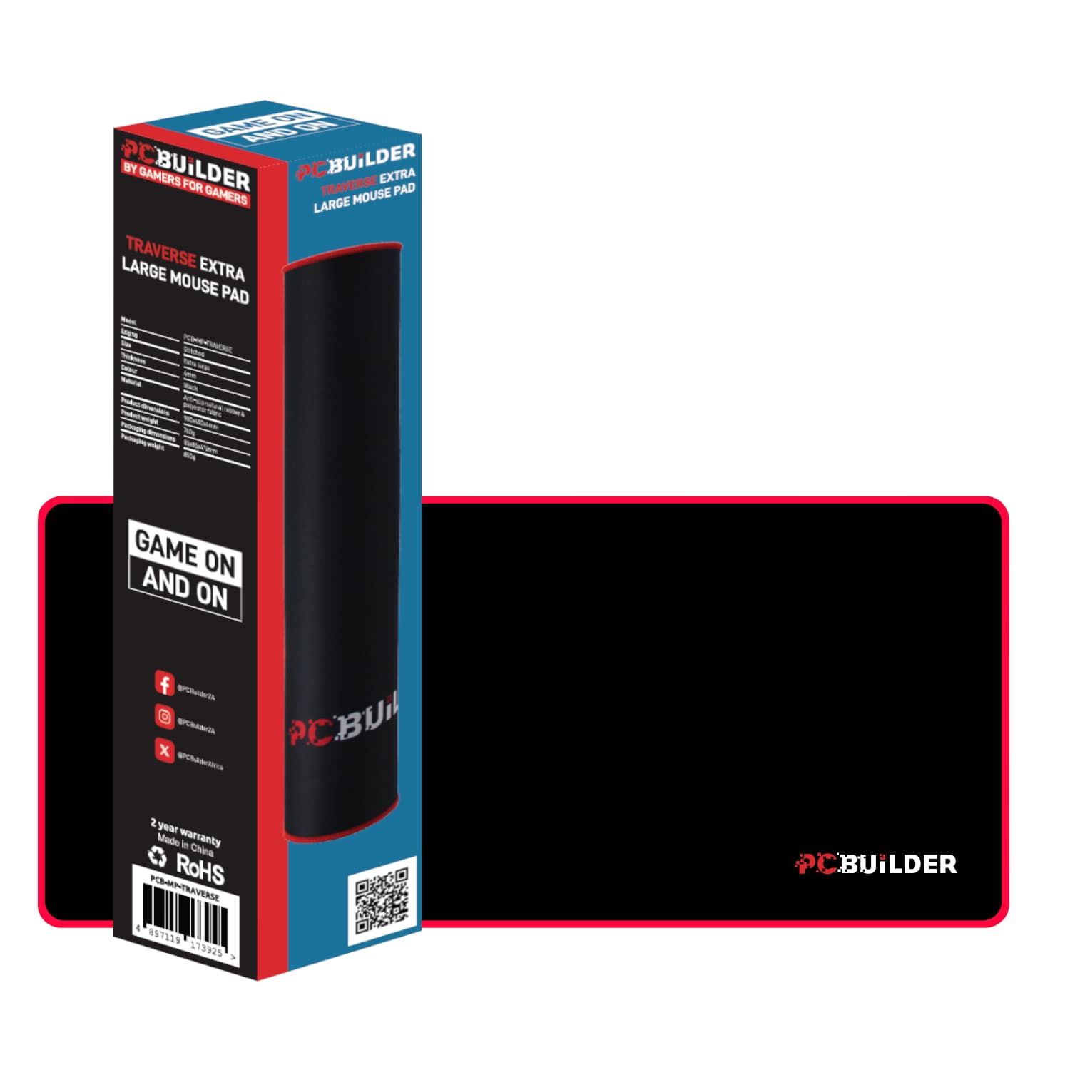 PCBuilder Traverse Large Mouse Pad — image 1
