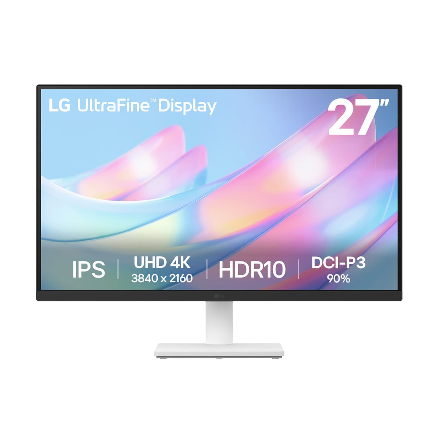 LG UltraFine 27" 4K UHD IPS Monitor - White — image 1