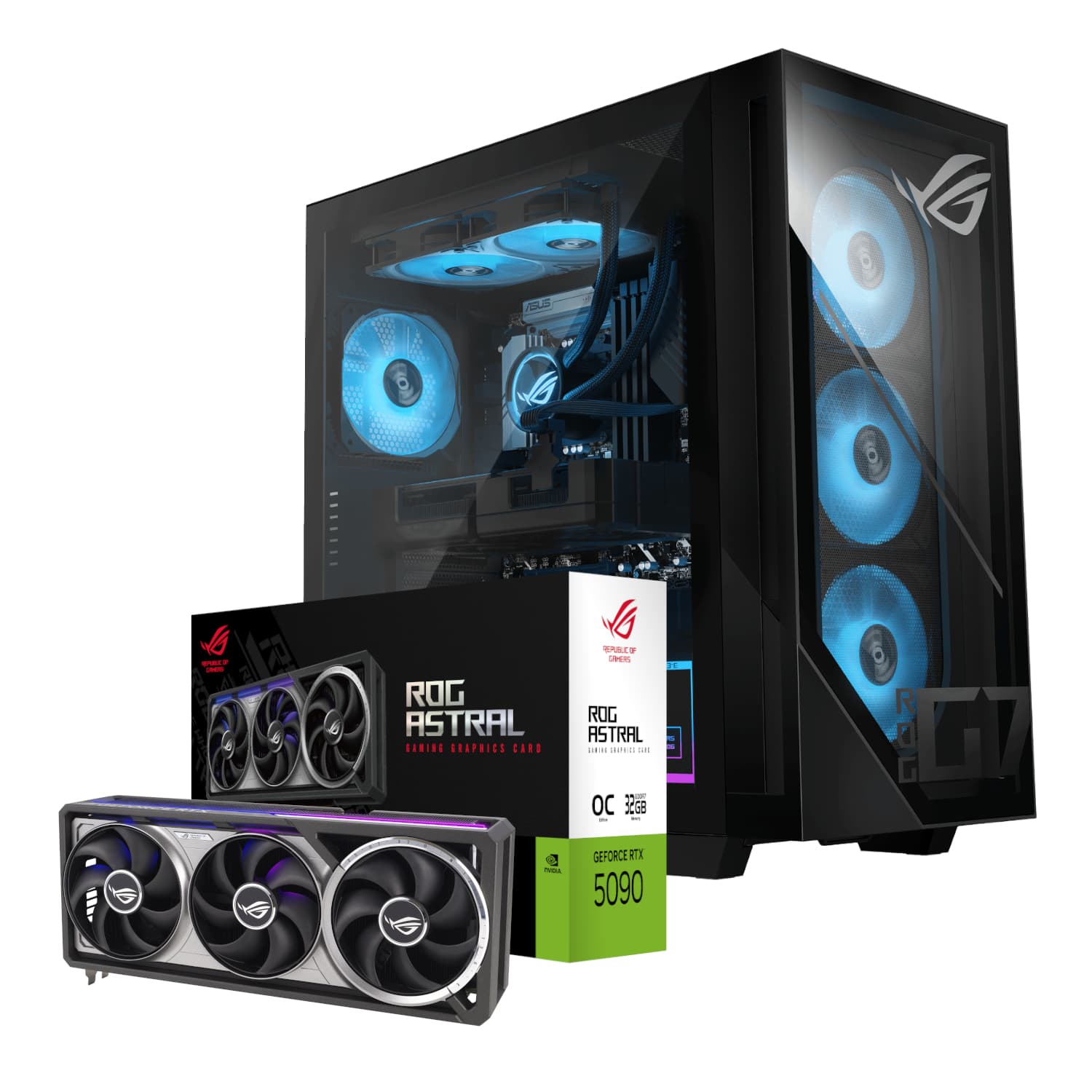 Asus ROG G700 Intel® Core™ Ultra 5 Windows 11 Home PC (RTX 5090 OC | 16GB DDR5 | 1TB NVMe) — image 1