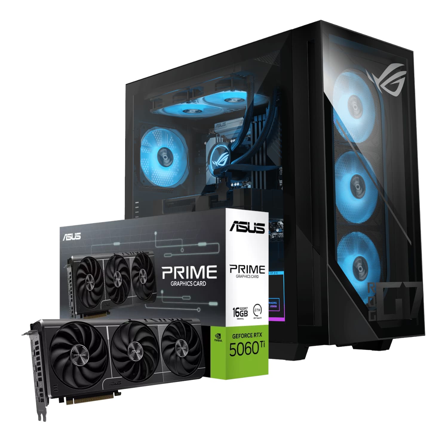 Asus ROG G700 Intel® Core™ Ultra 5 Windows 11 Home PC (RTX 5060 Ti PRIME | 16GB DDR5 | 1TB NVMe) — image 1