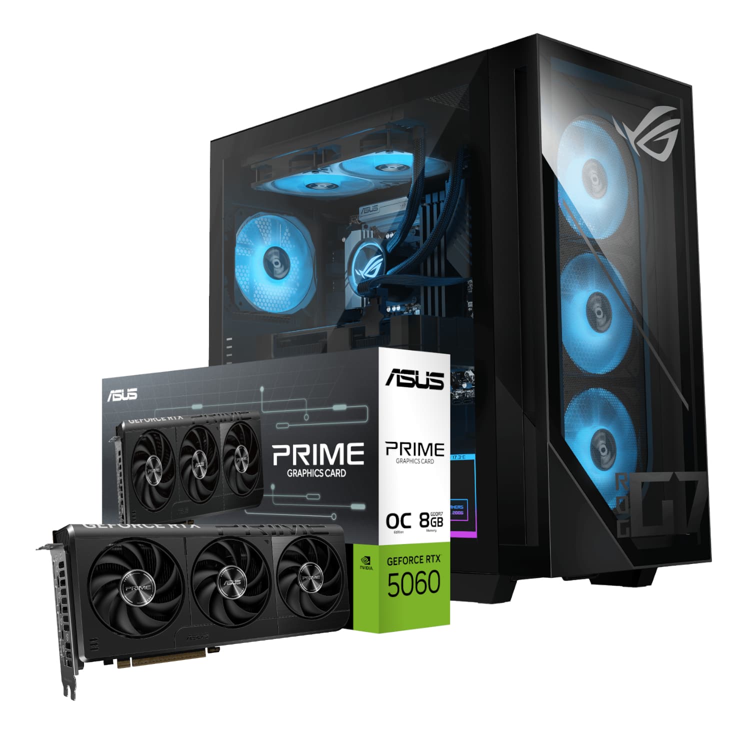 Asus ROG G700 Intel® Core™ Ultra 5 Windows 11 Home PC (RTX 5060 PRIME | 16GB DDR5 | 1TB NVMe) — image 1