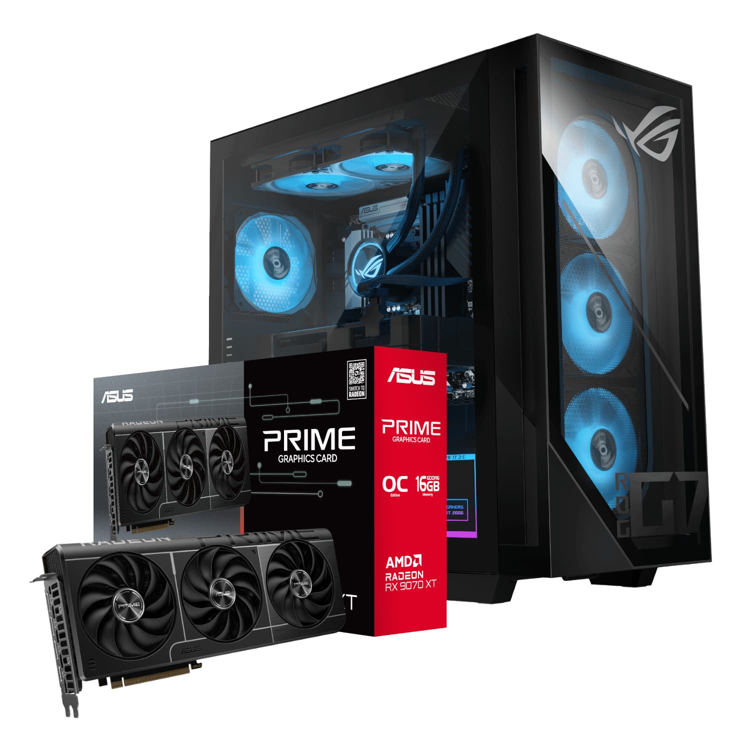 Asus ROG G700 Intel® Core™ Ultra 5 Windows 11 Home PC (RX 9070 XT PRIME | 16GB DDR5 | 1TB NVMe) — image 1