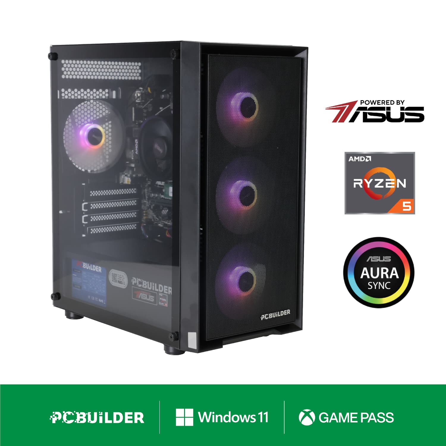 PCBuilder Ryzen 5 8600G WARDEN Windows 11 Gaming PC — image 1