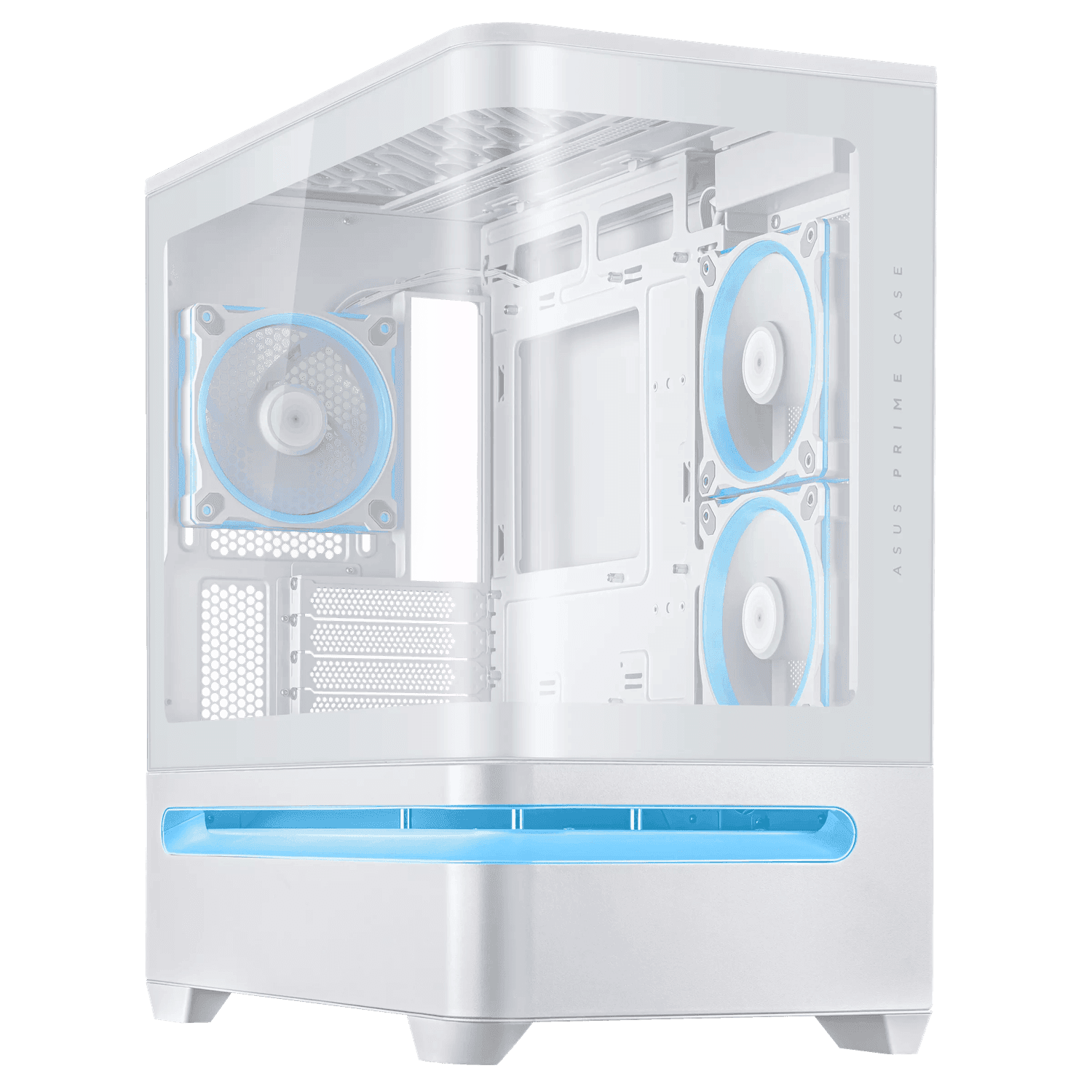 ASUS Prime AP202 ARGB mATX White Chassis — image 1