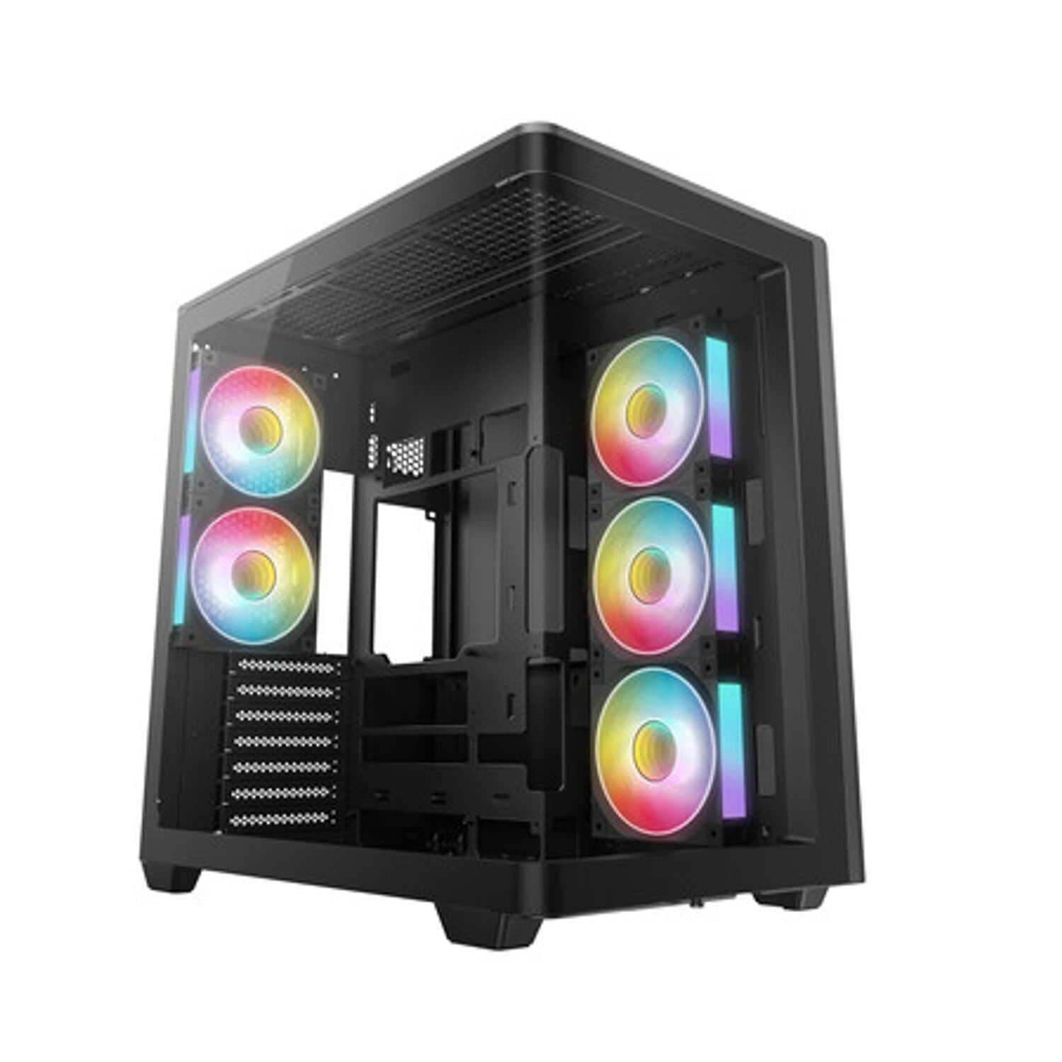 DeepCool CG590U 5F ATX ARGB Gaming Chassis - Black — image 1