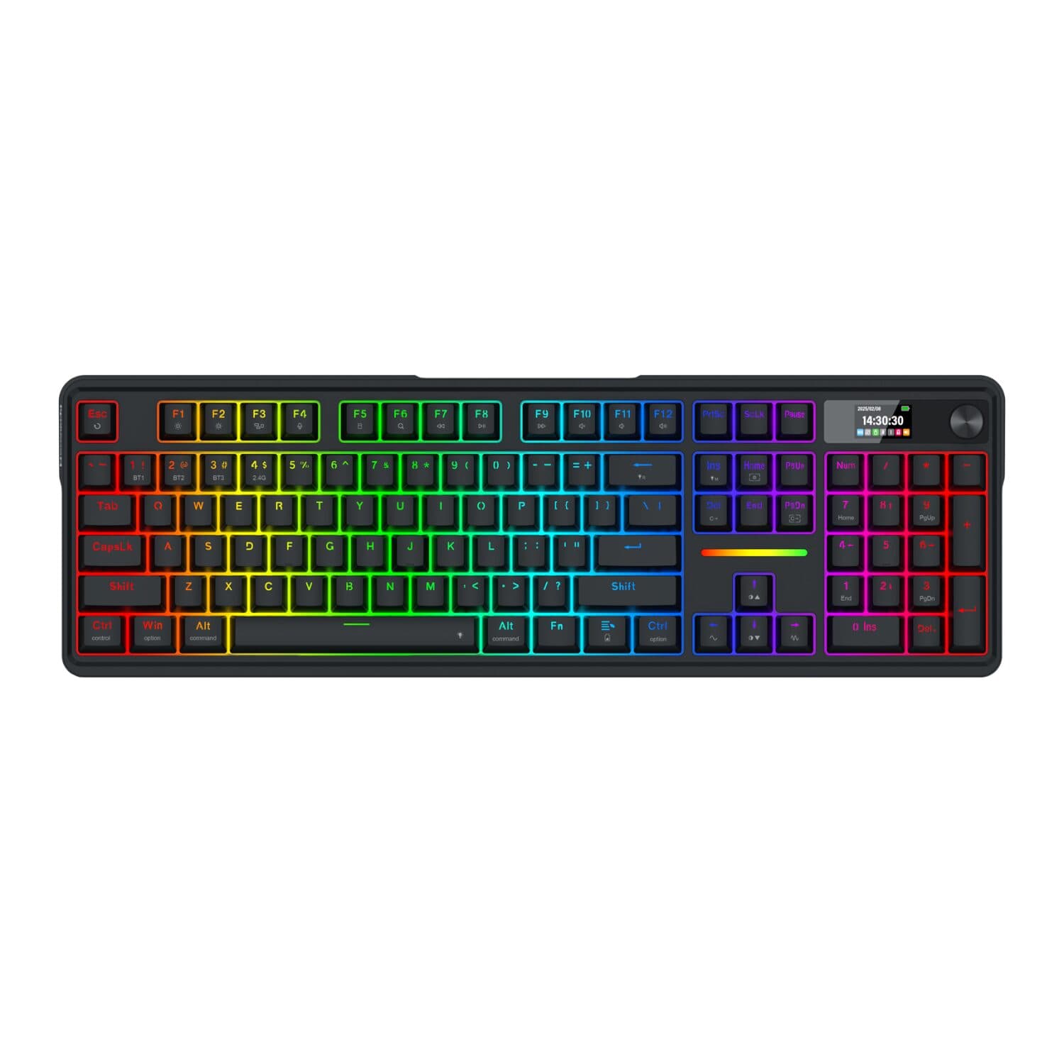 Redragon K762 TERRAFLARE PRO RGB Wireless Gasket Gaming Keyboard — image 1