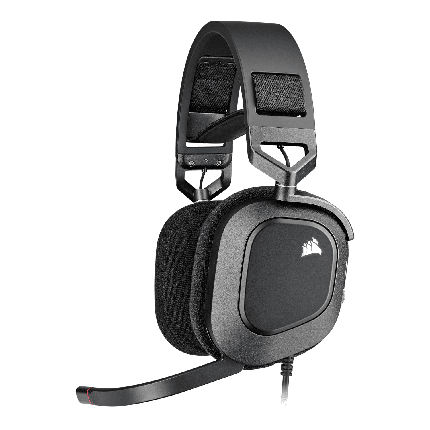 Corsair HS80 RGB USB Wired Over-Ear Gaming Headset — Carbon Black